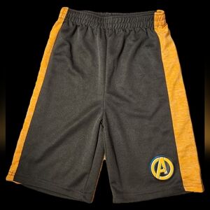 ❤️3/15$❤️Avenger Black and Orange Athletic Shorts Size 7 Boys